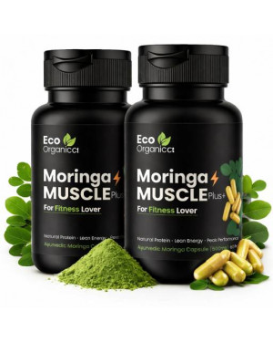 Moringa MUSCLE Plus+ Capsules - Pure Strength • Lean Energy • Daily Performance Fuel