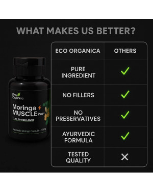 Moringa MUSCLE+ Capsule – Natural Strength, Energy & Recovery Support